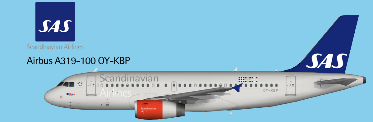 SAS Scandinavian Airlines Airbus A319-100 FSX