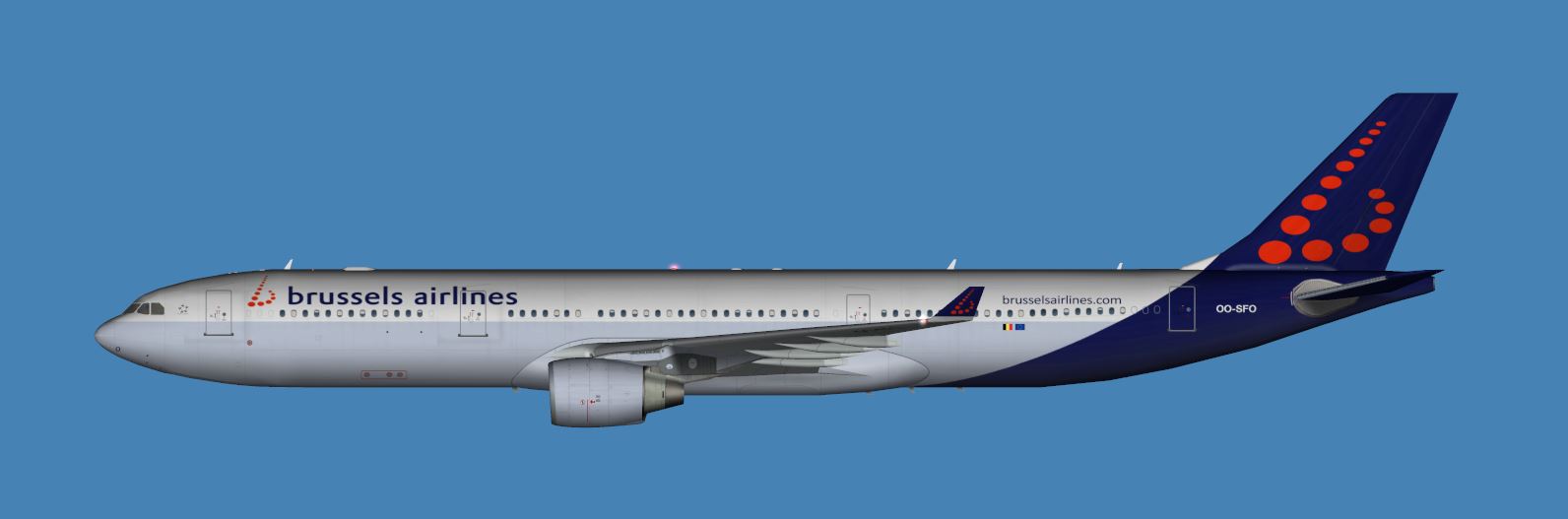 Brussels Airlines Airbus A330 300 Fspainter Fsx P3d Jcai