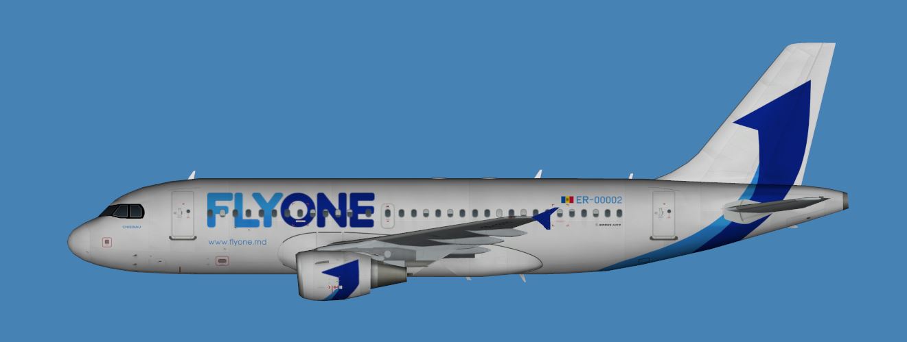 Flyone Airbus A319-100 FSX