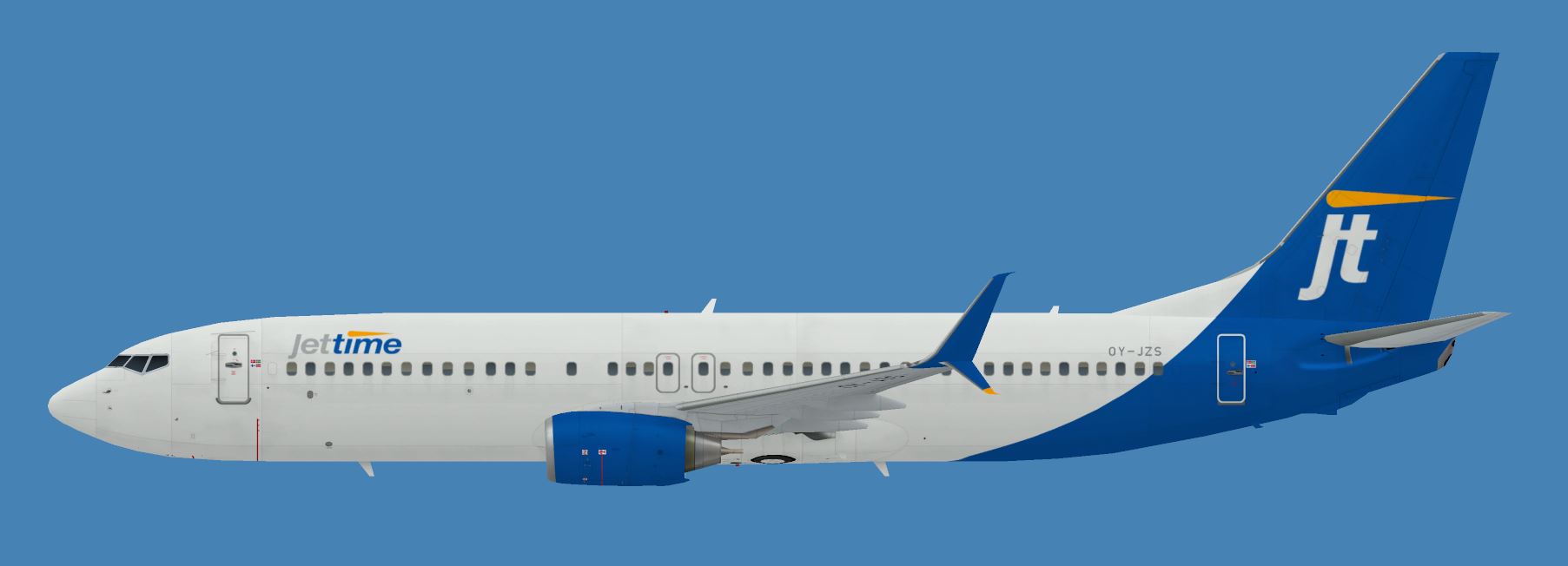 Jettime Boeing 737-800 WL & SSW Fleet 2021 FSX