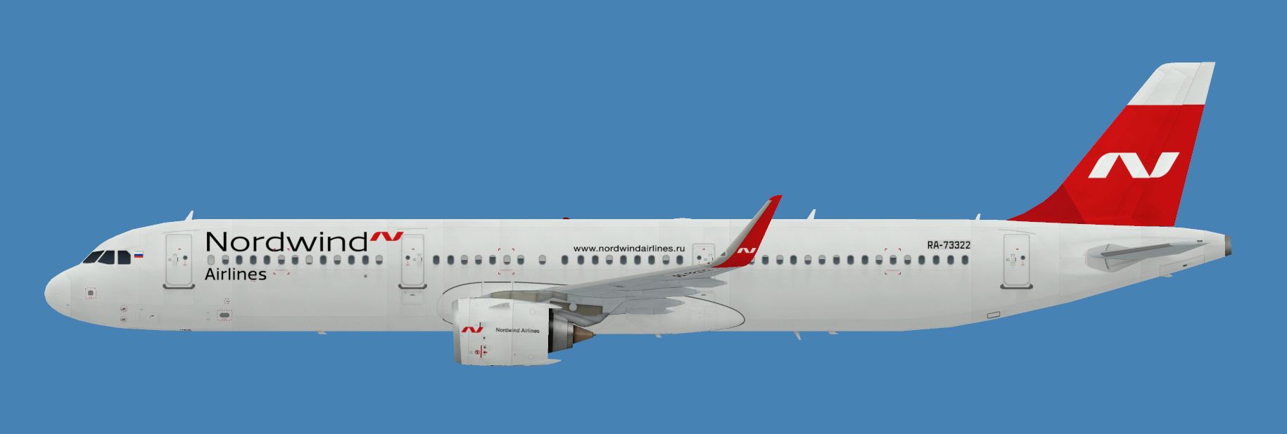 Nordwind Airlines Airbus A321-200neo FSX / P3D