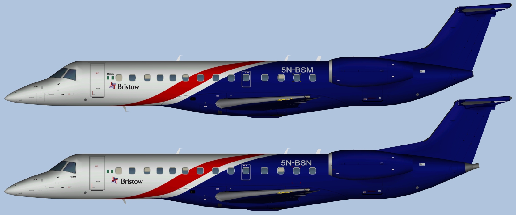 Bristow Helicopters Nigeria Embraer ERJ-135 Fleet