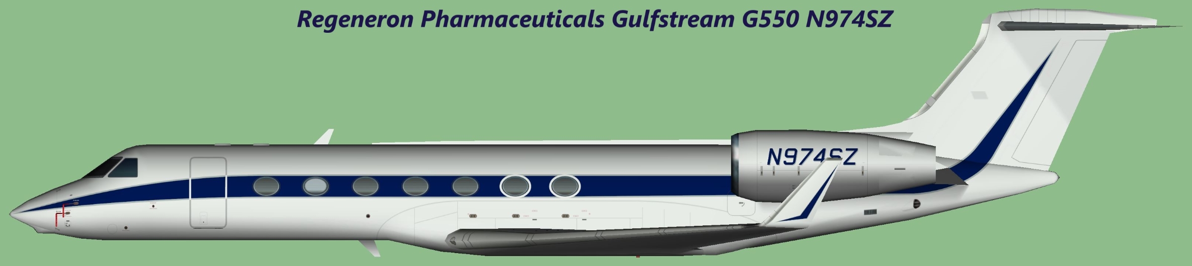 Regeneron Pharmaceuticals Gulfstream G550
