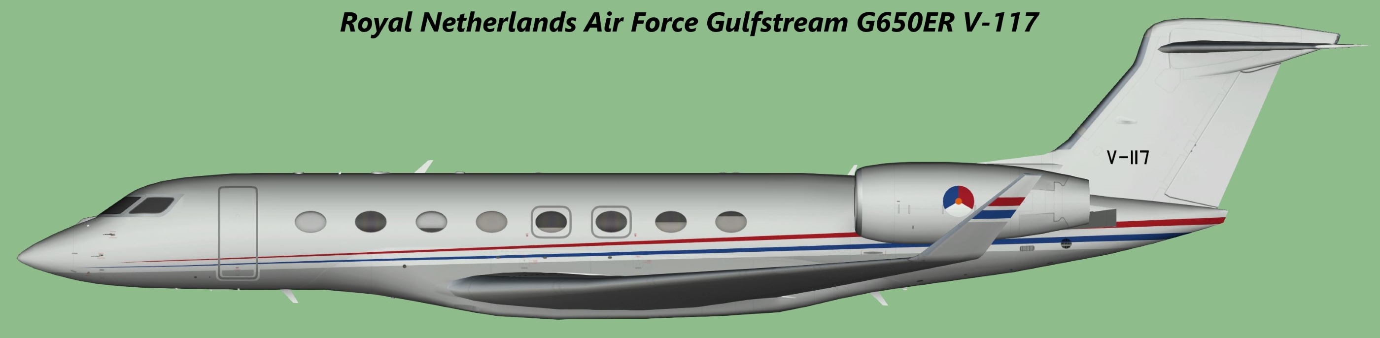 Royal Netherlands Air Force Gulfstream G650ER V-117